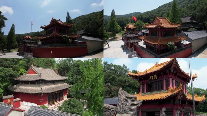 【苏岭山】鹿门寺国家森林公园 寺庙航拍