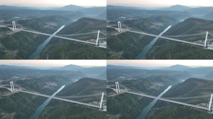 超级工程 龙江大桥 跨江大桥 怒江 山川