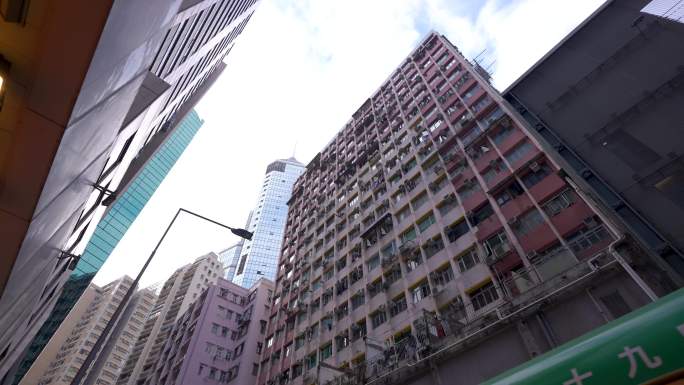 4K香港铜锣湾街市城市街景人文空镜2