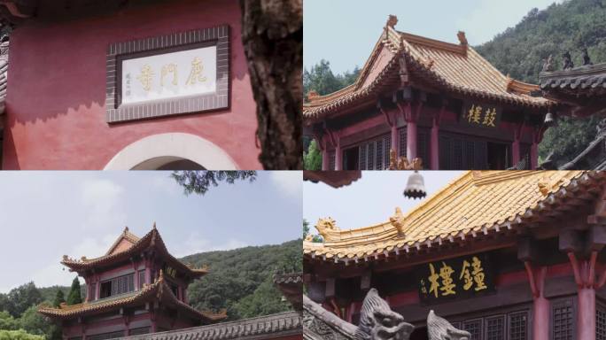 中国风古典建筑鹿门寺