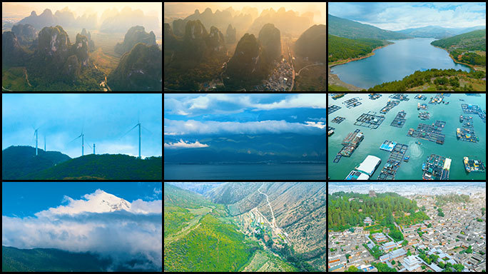 祖国河山壮美合集：华夏大地的绝美风景4K