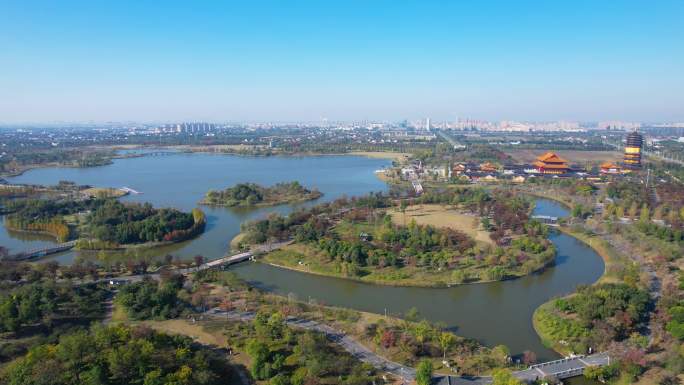 4K泰州凤栖湖景区01