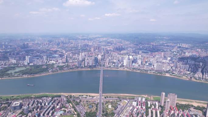 株洲 神农广场 神农塔地标 株洲大桥湘江