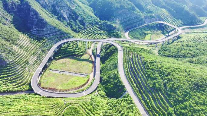 太原天龙山网红公路