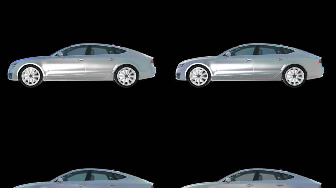 轿车行驶 无缝循环