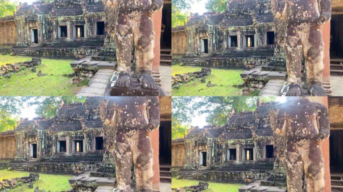 柬埔寨吴哥，柏可汗甘榜维考古遗址