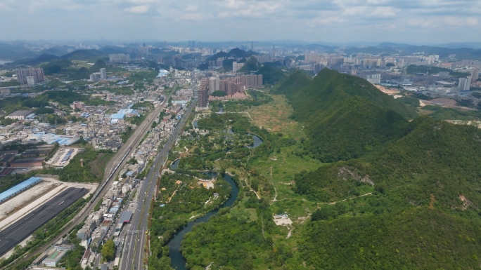 贵阳花溪十里河滩风景区4k