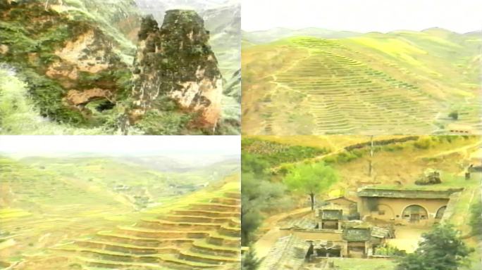 8090年代黄土高原 山区大发展镜头