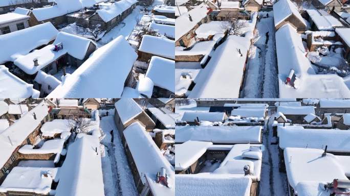 村庄雪景