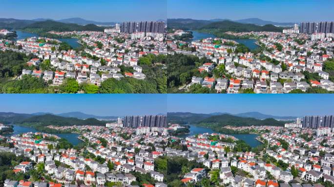 4K航拍东莞塘厦三正半山豪苑1