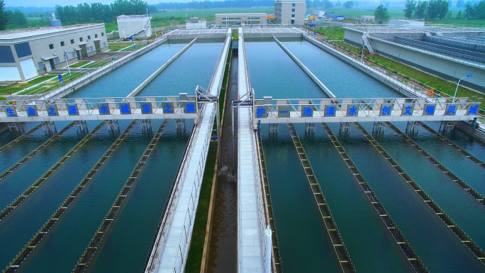 自来水厂 水处理全过程素材合集