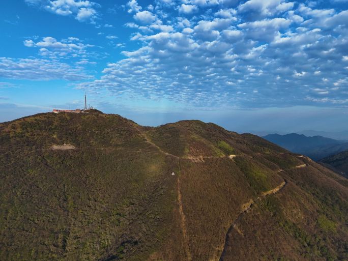 雷公山航拍延时摄影 4k