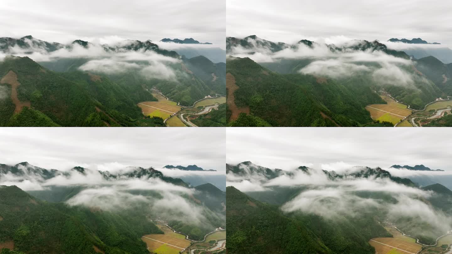 雨后山间云雾