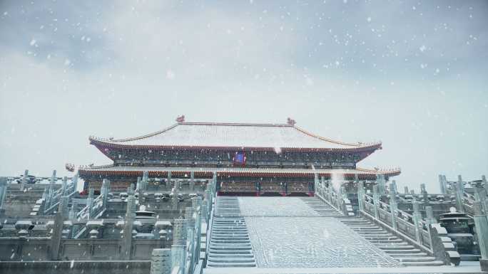 故宫雪景北京故宫雪景冬