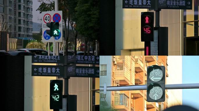 红绿灯，路口红绿灯多样化，大合集