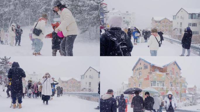 威海火炬八街看雪