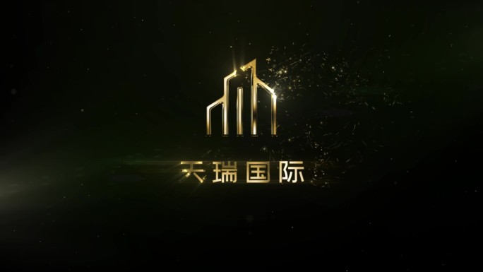 粒子汇聚logo动画