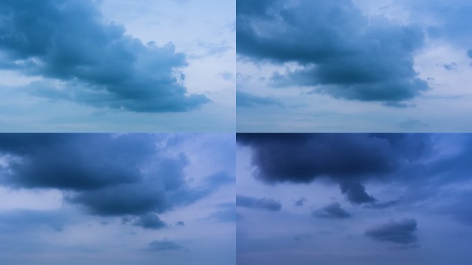 【4K】天空云彩日转夜3