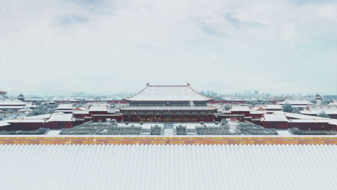 故宫雪景北京故宫雪景冬