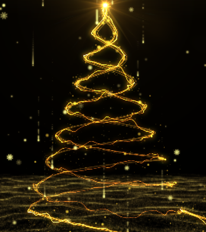 粒子 圣诞树