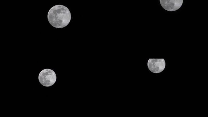十五的月亮出画面
