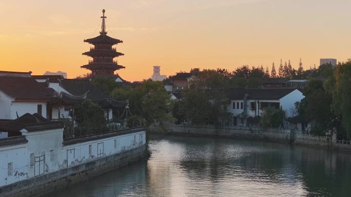 苏州寒山寺 大运河