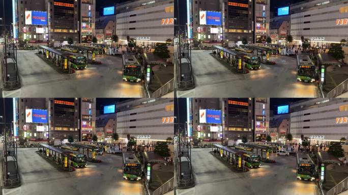2023年，日本东京，近市町夜景