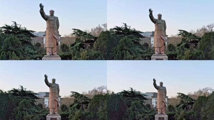 毛主席雕塑视频