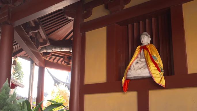 鸡鸣寺 香客敬香 寺内佛像 寺内建筑