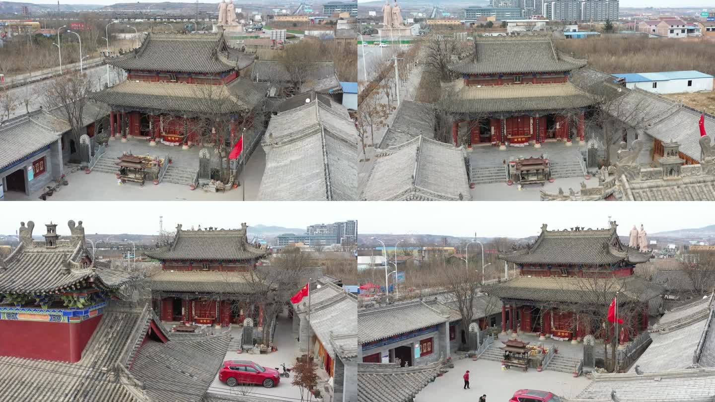 陕西仿古建筑庙宇寺庙旅游景点乾县城隍庙