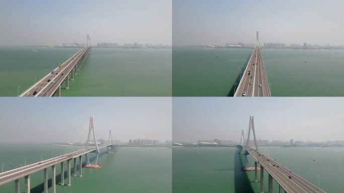 湛江海湾大桥航拍01