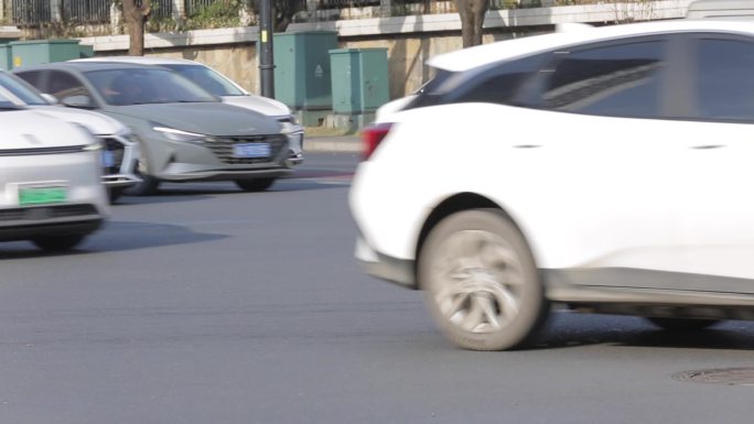 警示教育街头空镜