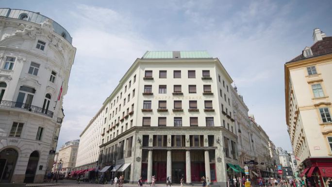 奥地利维也纳圣迈克尔广场的建筑