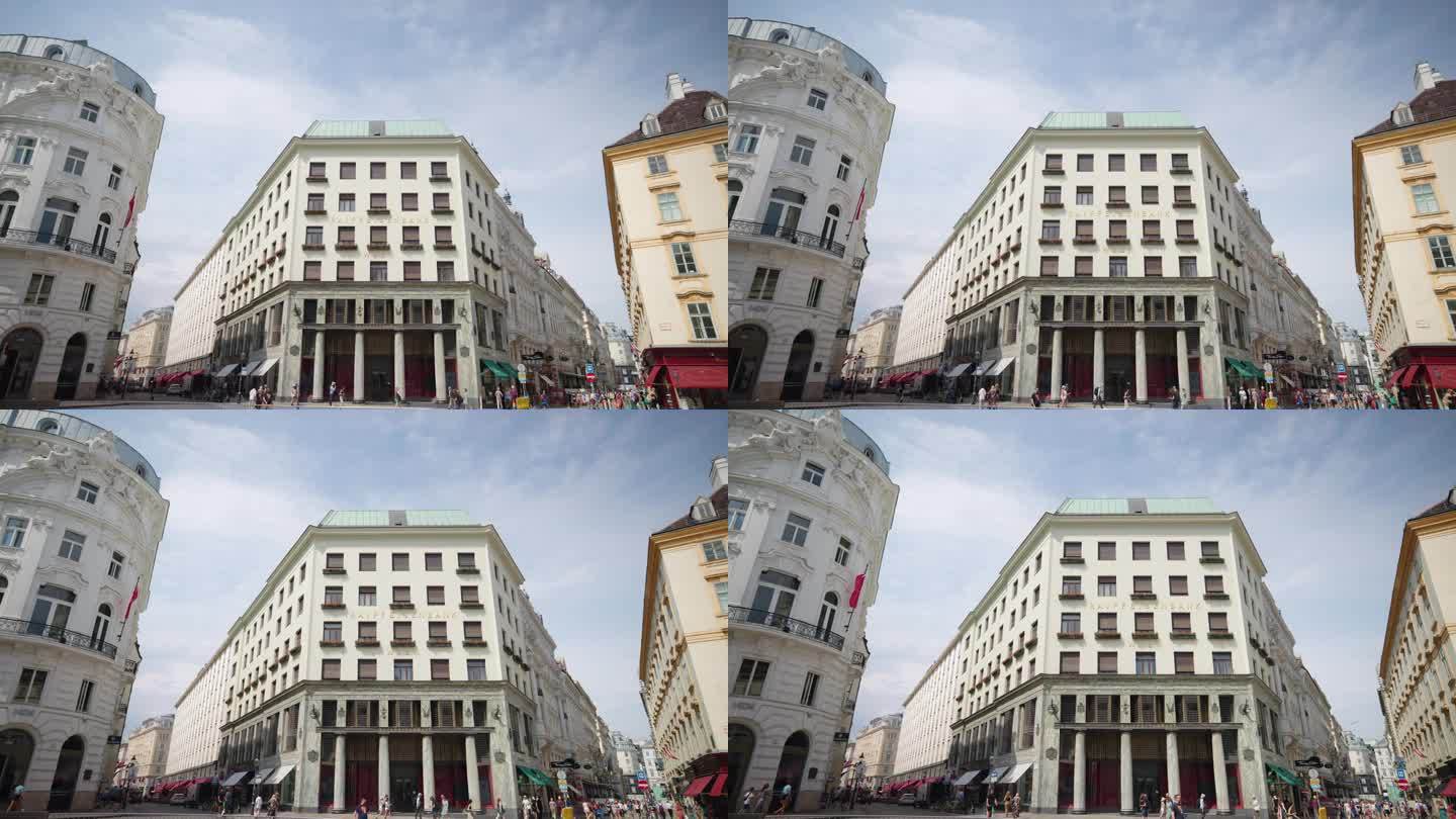 奥地利维也纳圣迈克尔广场的建筑