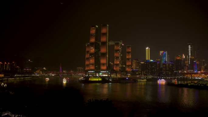 重庆朝天门、大剧院夜景-8K