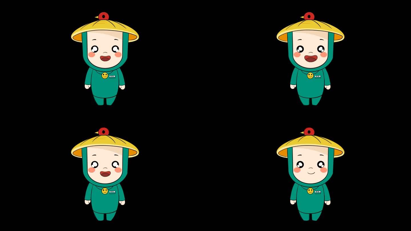 中国农业银行卡通人物mg角色动画