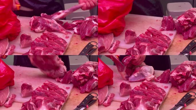 肉铺切肉剔肉2