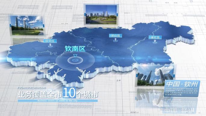 【钦州地图】钦州市地图