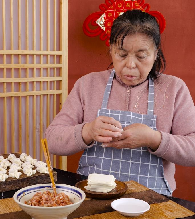 纯手工馄饨 小金鱼馄饨