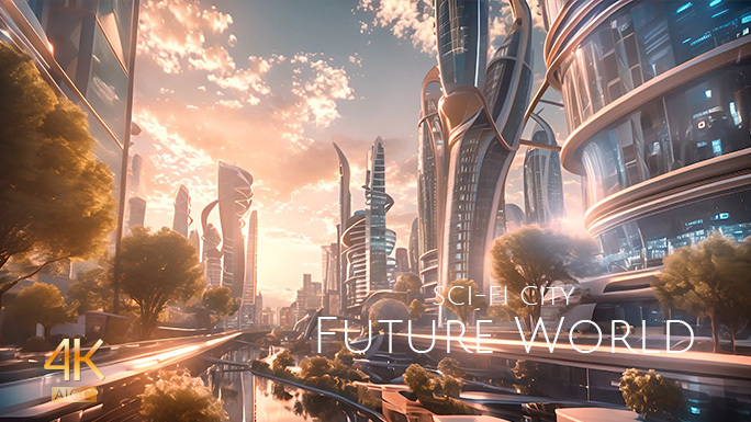 宇宙城市 未来世界 人工智能 硬科幻