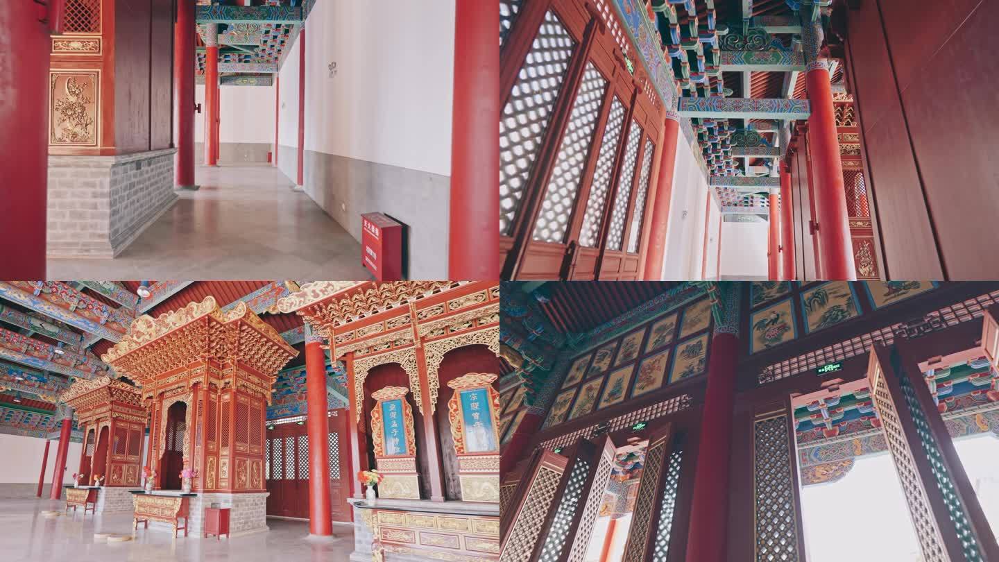 云南昆明文庙室内-中式古典建筑结构