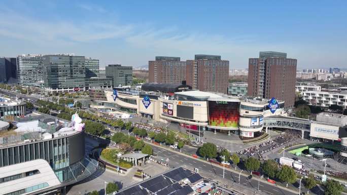 南京雨花客厅山姆超市航拍