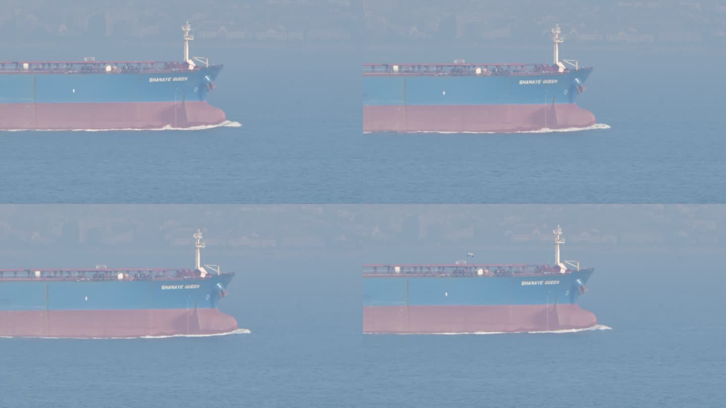 青岛大海轮船货轮灯塔实拍P1182635