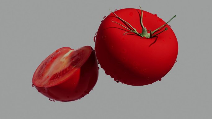 西红柿番茄圣女果柿子成分红色美白蔬菜水果