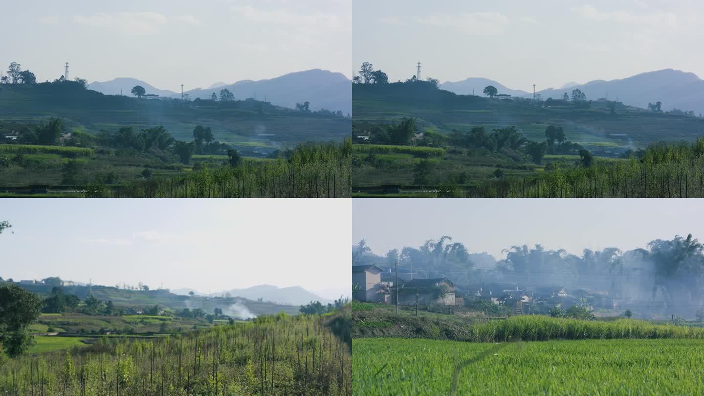 云南村庄大景、小全景