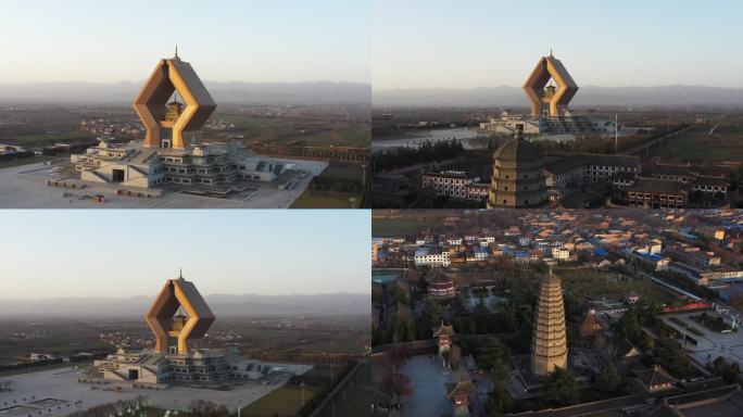 扶风名胜古迹佛骨圣地寺庙法门寺5A景区