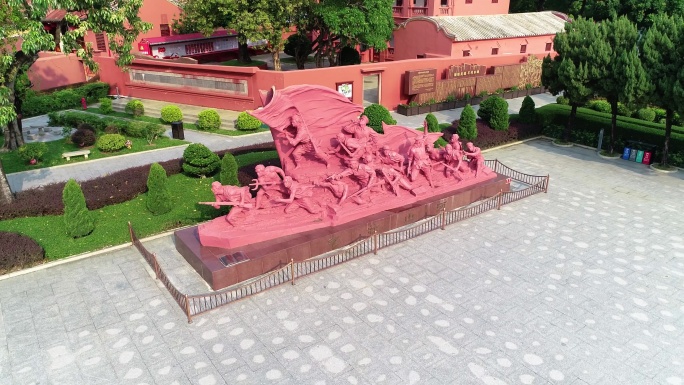 海丰红场雕塑红色文化气壮山海