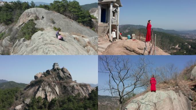 孝感市大悟县刘集镇铁寨旅游风景区航拍2