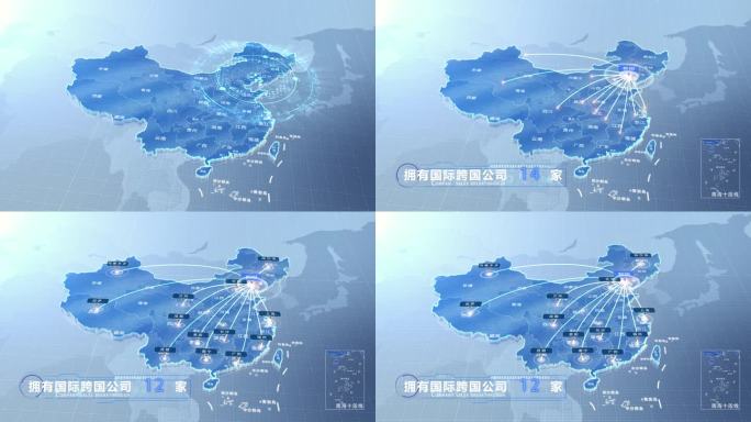 朝阳中国地图业务辐射范围科技线条企业产业