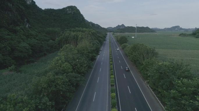 广西高速公路 崇左靖西高速 原创航拍